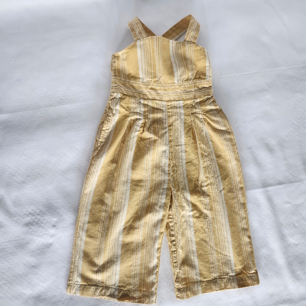 TOMMY BAHAMA Toddler/baby jumpsuit 12 M yellow stripe GUC